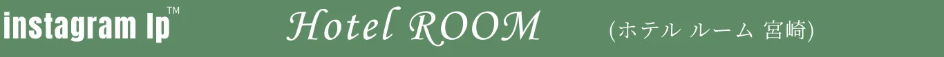 instagram lp HOTEL ROOM(ホテルルーム宮崎)